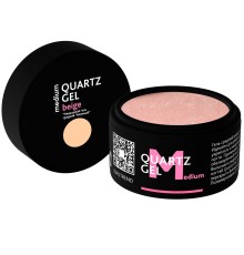 Гель Quartz Medium - Beige brilliant