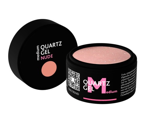 Гель Quartz Medium - Nude brilliant