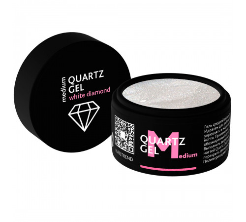 Гель Quartz Medium - White diamond