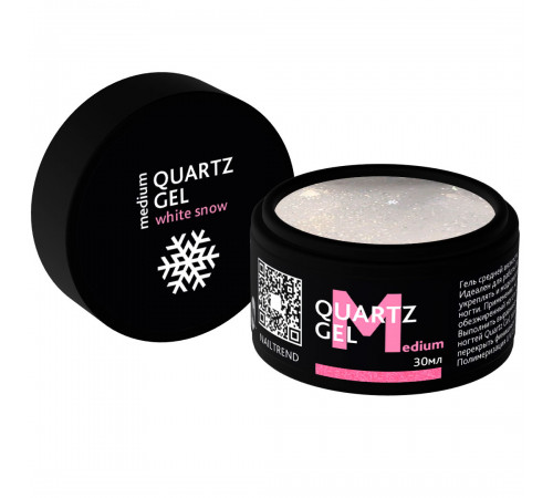 Гель Quartz Medium - White snow 30мл